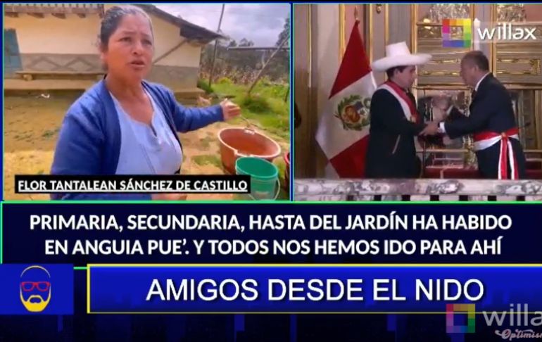 Pedro Castillo y Juan Silva han sido amigos desde jardín, cuenta mujer desde Cajamarca [VIDEO]