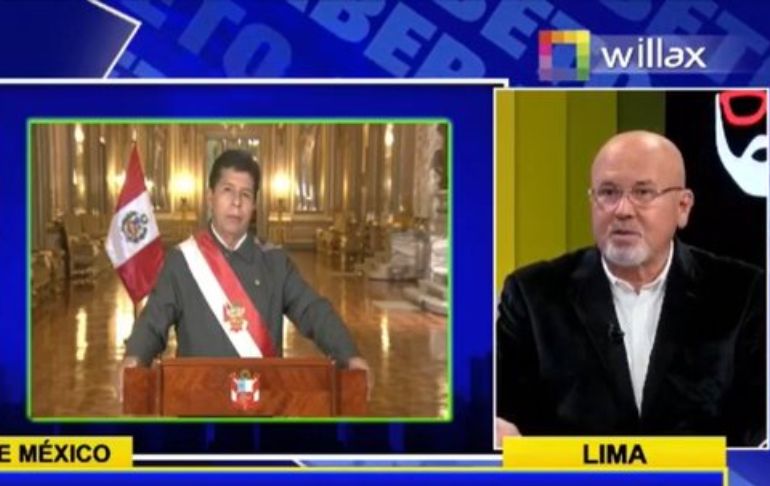 Portada: Carlos Bruce: "Hay un consorcio de organizaciones criminales operando y asaltando el Estado"