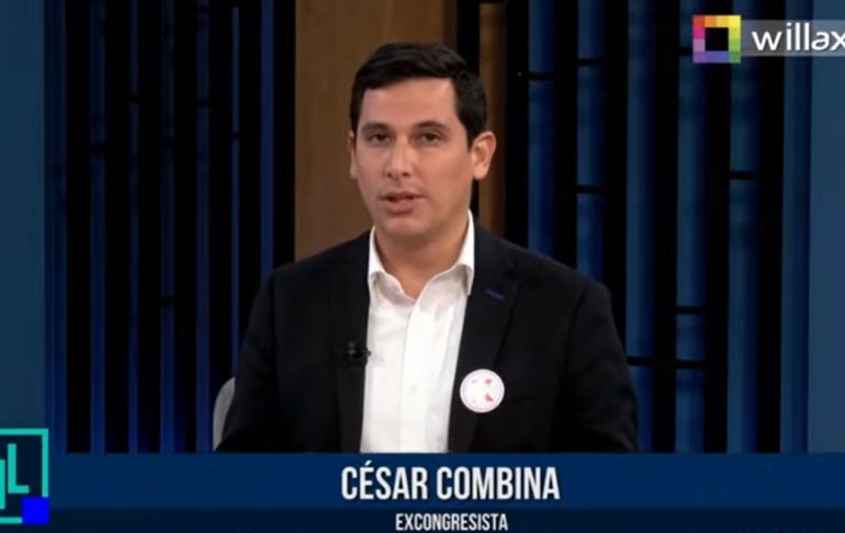 Portada: César Combina denuncia un "proceso de fraude en marcha" en las elecciones regionales y municipales