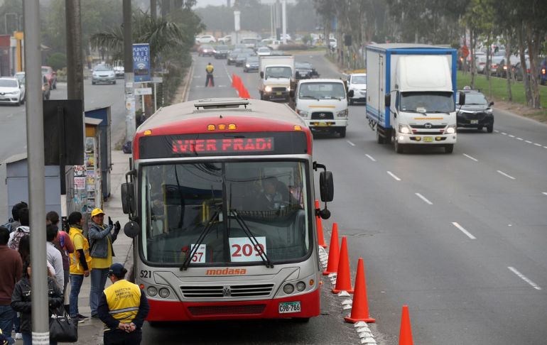 Portada: Corredores complementarios suspenderán servicio desde este martes 28 de junio