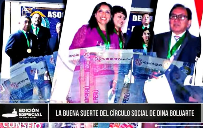 Portada: Dina Boluarte: la buena suerte del círculo social de la vicepresidenta [VIDEO]