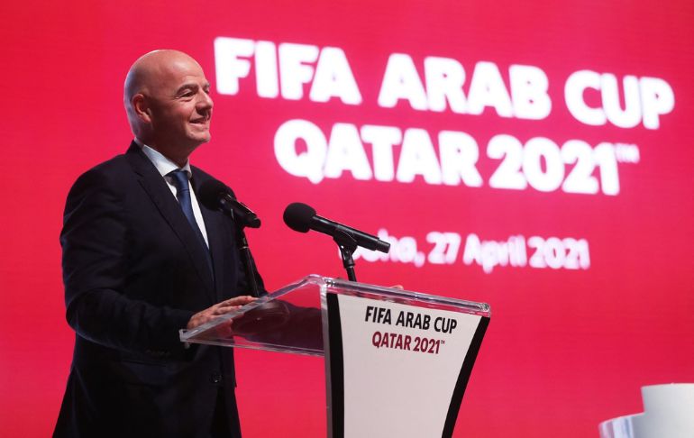 Portada: Qatar 2022: Gianni Infantino invita a aficionados a vivir "el mejor Mundial de la historia"