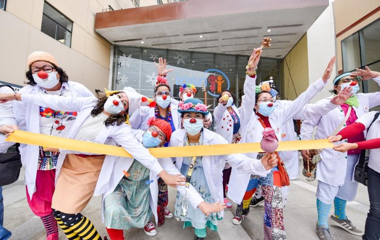 INSN San Borja refuerza la parte emocional en niños hospitalizados