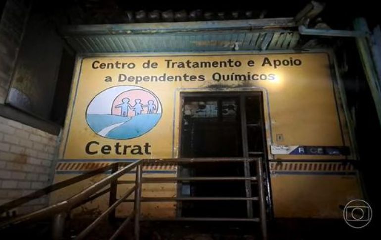 Brasil: incendio en centro de terapia para adictos dejó al menos 10 muertos