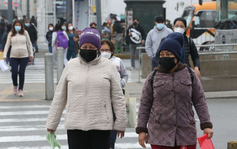 Portada: Clima en Lima hoy: Senamhi pronosticó una temperatura mínima de 10°C