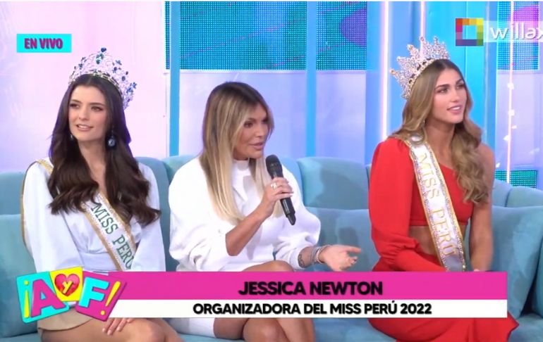 Portada: Jessica Newton sobre Luciana Fuster en Miss Perú 2023: "Tiene que ceñirse a las normas"