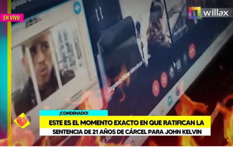 John Kelvin: el momento exacto en que el PJ ratifica sentencia de 21 años de cárcel