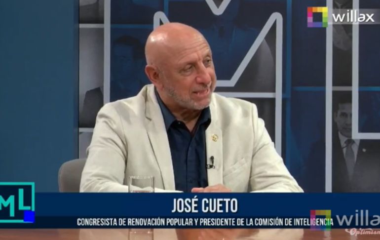 José Cueto sobre Dimitri Senmache: "Vamos a censurarlo, ya tenemos el documento listo"