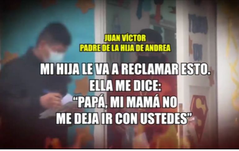 Juan Víctor revela lo que le dice su hija sobre Andrea San Martín: "No me deja ir con ustedes"