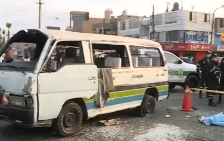 Los Olivos: niña de 6 años muere en violento choque entre combi y taxi