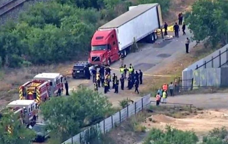 Estados Unidos: hallan 50 muertos en camión que transportaba migrantes hacinados en Texas