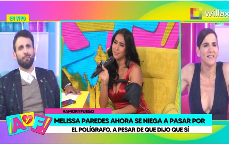 Melissa Paredes no quiere responder sobre primer beso con Anthony Aranda: "A ti qué te importa" | VIDEO