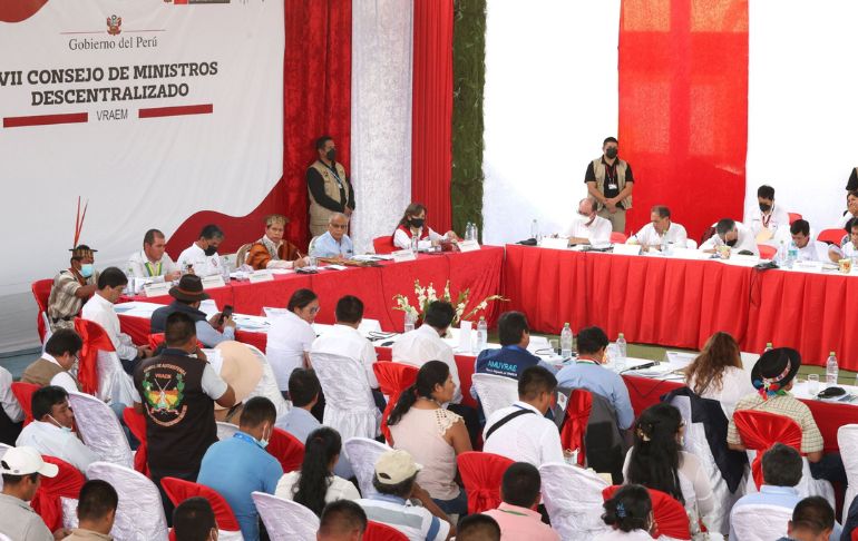 Portada: Arequipa: este martes se realizará el XVII Consejo de Ministros Descentralizado