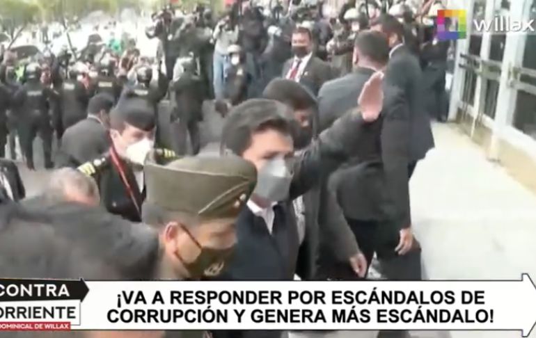 Portada: Pedro Castillo: respuestas de presidente ante Fiscalía no fueron muy extensas y negó todo [VIDEO]