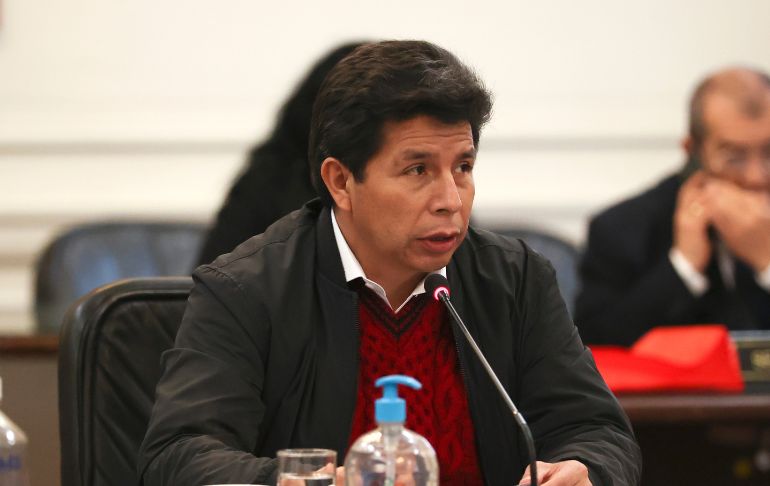 Pedro Castillo ya no recibirá a la Comisión de Fiscalización del Congreso en Palacio