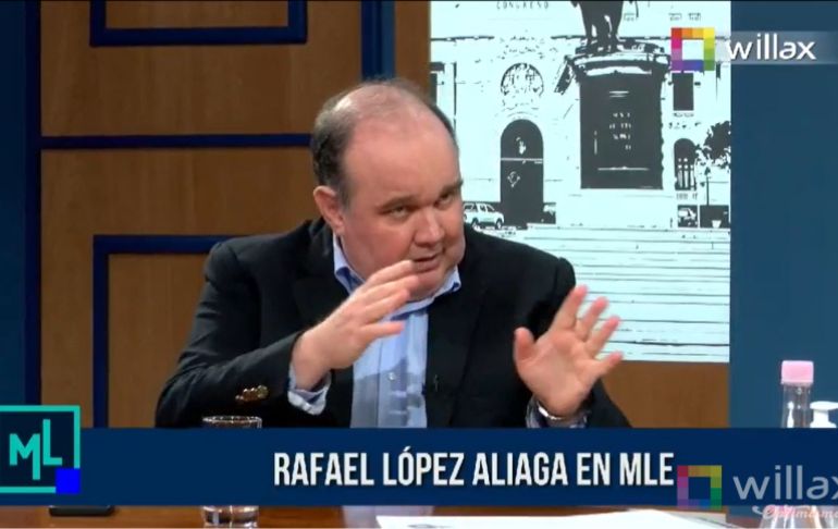 López Aliaga: Echaíz y Chiabra son buenos candidatos para presidir la Mesa Directiva [VIDEO]