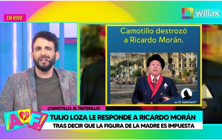 Portada: Rodrigo González sobre Ricardo Morán: "Cada día habla más disparates”