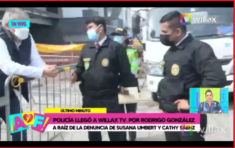 Portada: ¡UN ABUSO! Policía llega a Willax Televisión por Rodrigo González sin orden fiscal | VIDEO