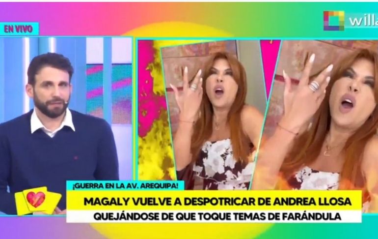 Rodrigo González sobre Magaly por críticas a Andrea Llosa: "Tiene complejos e inseguridades"