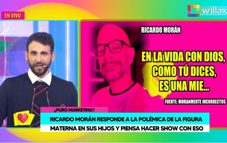 Portada: Rodrigo González sobre Ricardo Morán: "Cualquiera se convierte en un referente"