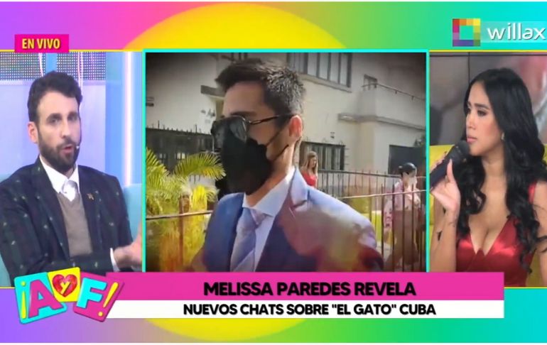 Rodrigo González a Melissa Paredes: "Te has mostrado como una persona inescrupulosa"