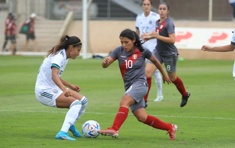 Portada: Selección peruana femenina cayó 3-0 ante México en partido amistoso