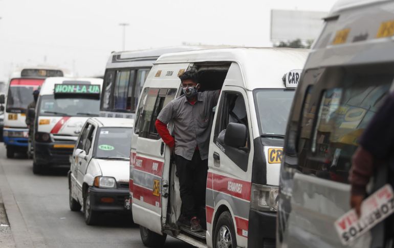 Portada: Transportistas de servicio público en Lima y Callao anuncian paro este 4 de julio