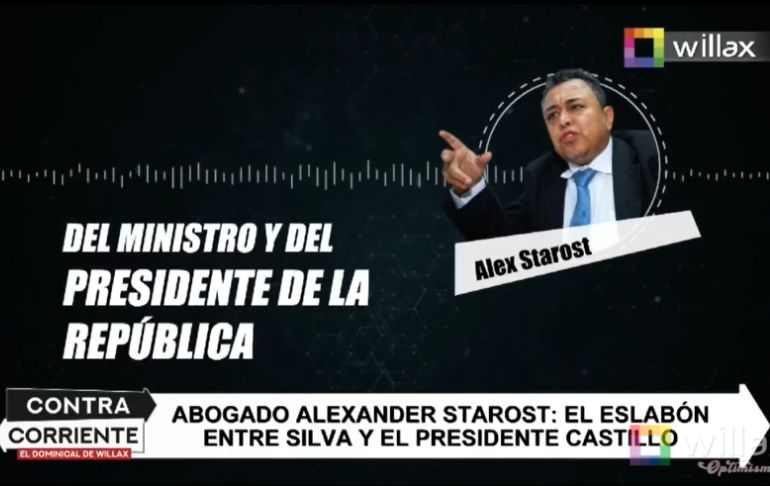 Portada: Alex Gustavo Starost se presentaba en reuniones internas del MTC como representante de Juan Silva y Pedro Castillo [VIDEO]