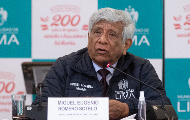 Miguel Romero explica propuesta de reducir a cinco los distritos de Lima