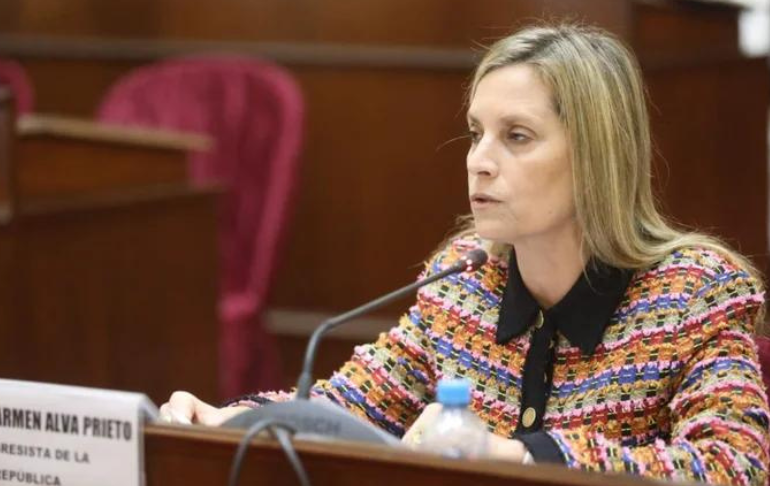 María del Carmen Alva: La reelección no está en mi agenda
