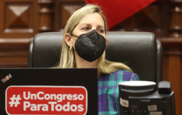 María del Carmen Alva sobre audio filtrado: "Quieren desviar la atención"