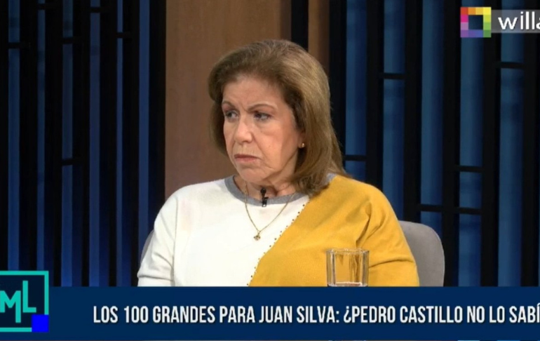Lourdes Flores señaló que Juan Silva debió ser detenido