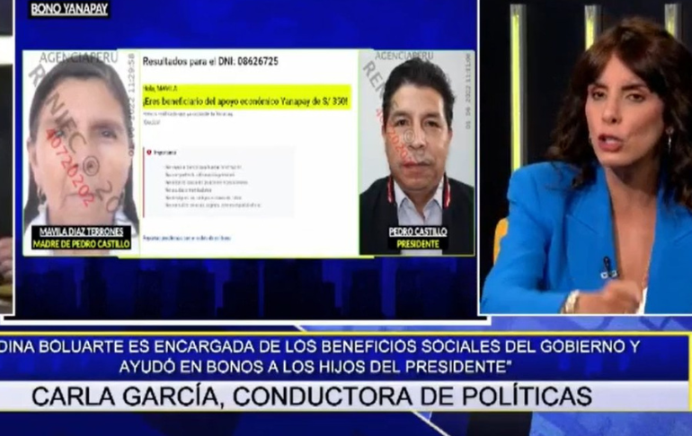 Carla García: Dina Boluarte puede ser inhabilitada con 51 votos