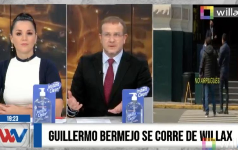 Guillermo Bermejo se corre de Willax