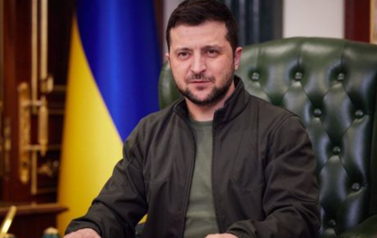 Volodímir Zelenski: "Ahora es el momento de que los ucranianos se unan por la lucha"