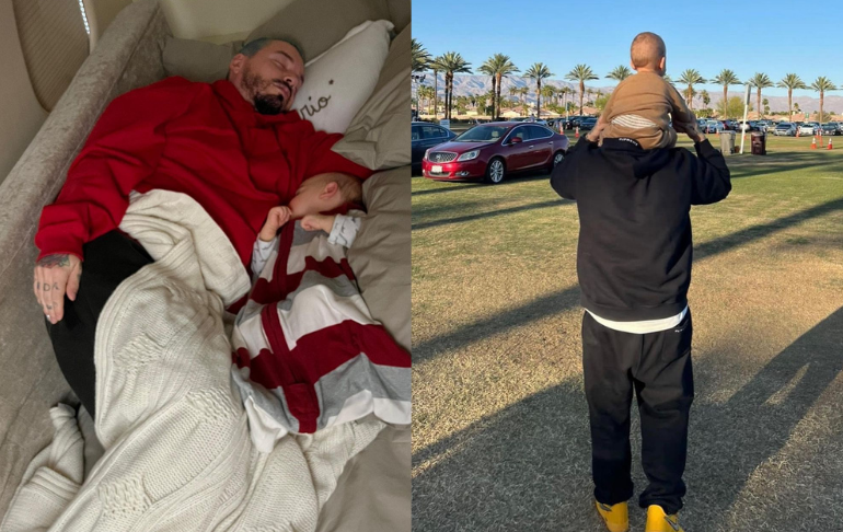 Portada: J Balvin celebra su primer día del padre compartiendo fotos junto a su bebé