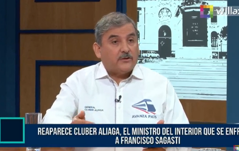Cluber Aliaga: Francisco Sagasti reconoce que cometió un error al retirar a 18 generales [VIDEO]