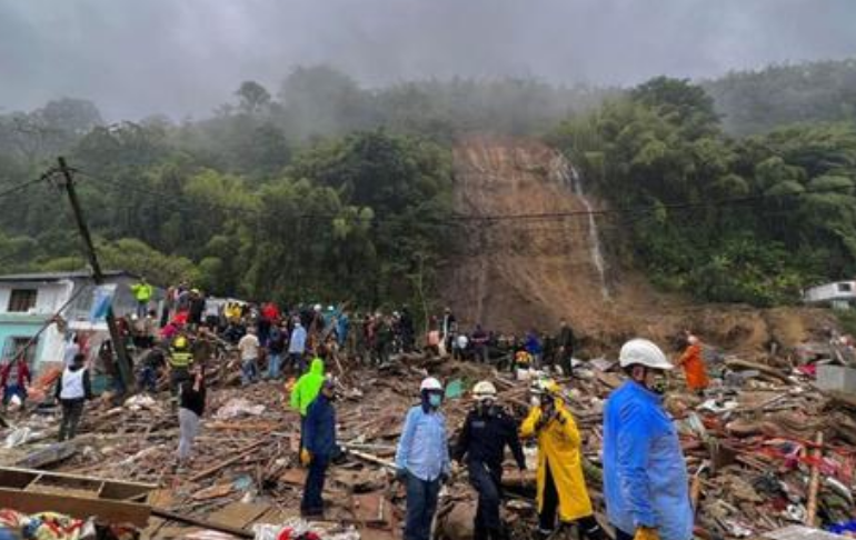 Colombia: mueren 12 personas debido a las fuertes lluvias