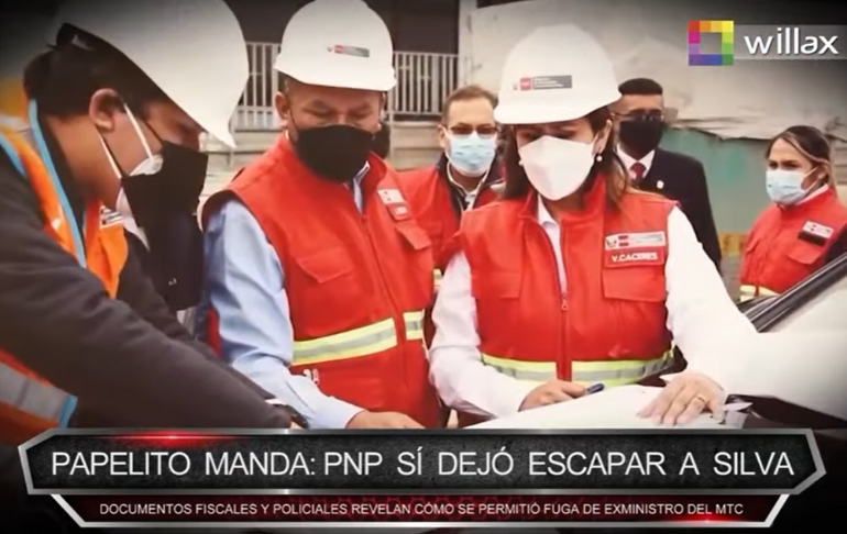 Portada: NOTA | Papelito manda: PNP sí dejó escapar a Silva [VIDEO]