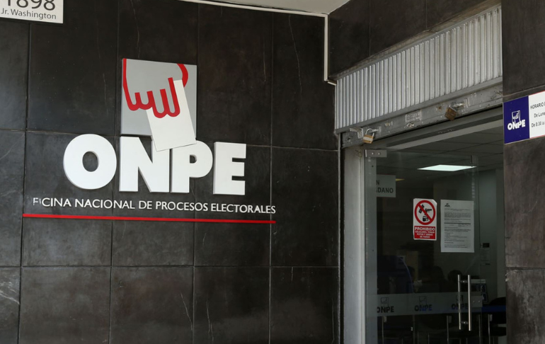 Portada: ONPE: Alrededor del 60 % de electores no ha cambiado su local de votación