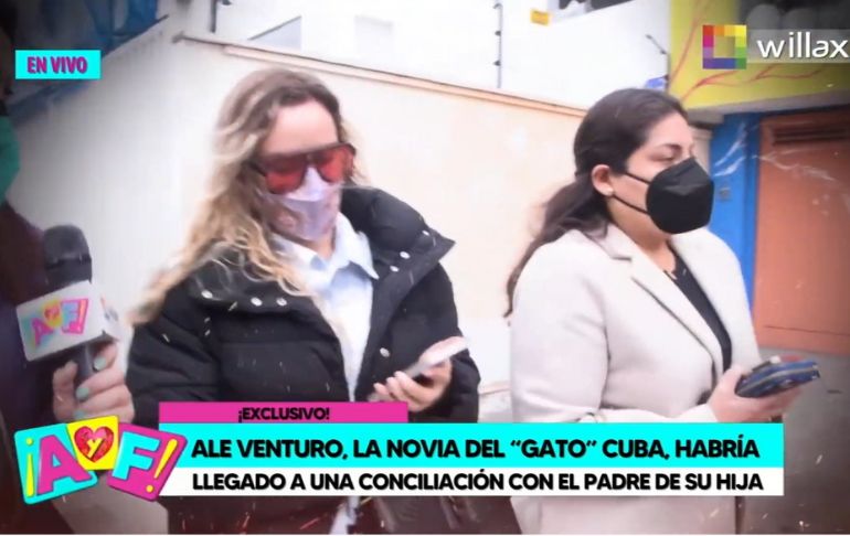 Ale Venturo llegó a una conciliación con el padre de su hija Daniel León