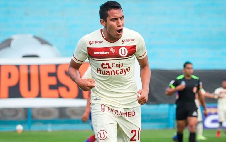 Alex Valera sobre su gol en Universitario: “Quisieron quitarme la pelota”