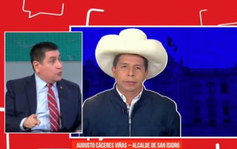 Portada: Augusto Cáceres: Tenemos 26 mil cartas a favor de renuncia de Pedro Castillo [VIDEO]