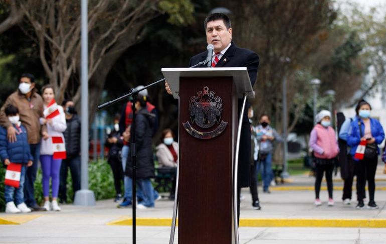 Alcalde Augusto Cáceres: “Hoy la lucha es contra los deshonestos”