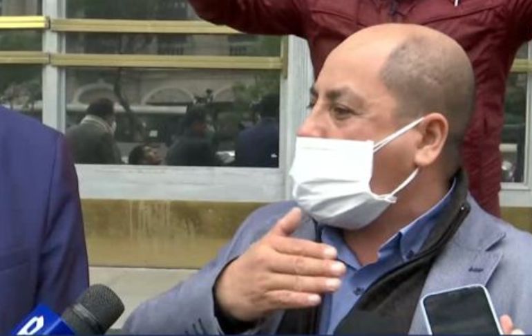 Beder Camacho tras presentarse ante el Ministerio Público: "No soy amigo del señor Pacheco"
