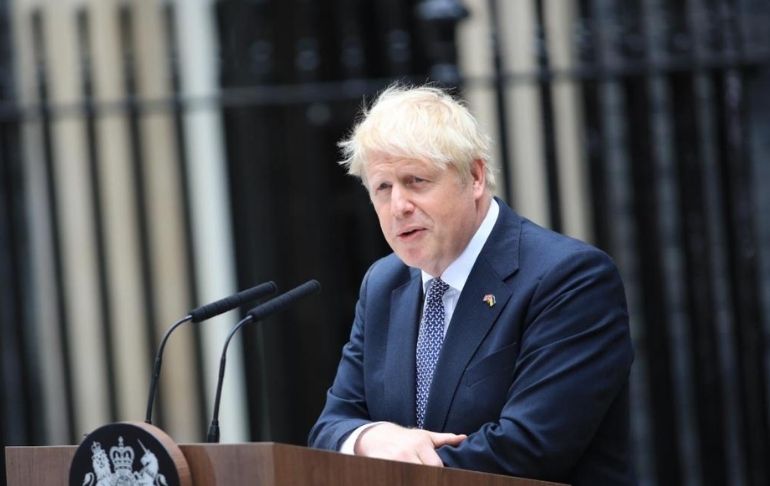 Boris Johnson renunció al cargo de primer ministro
