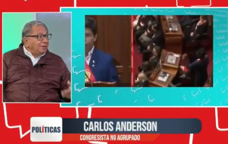 Carlos Anderson: "Es hora ya de desenmascarar a todos aquellos niños y casi niños del Congreso" [VIDEO]