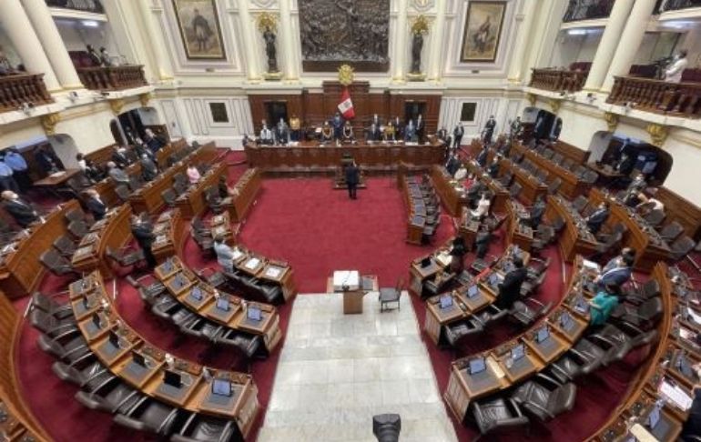 Pleno del Congreso sesionará el próximo martes 12, miércoles 13 y jueves 14 de julio