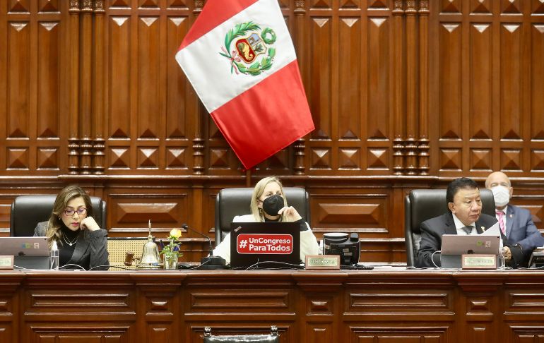 Congreso de la República elige hoy a la nueva Mesa Directiva