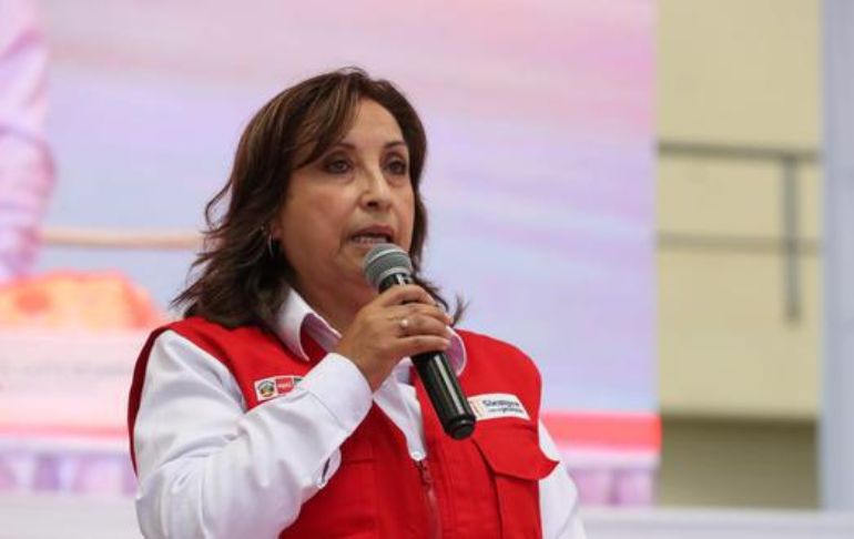 Portada: Dina Boluarte: "El presidente Pedro Castillo nos ha dicho que no tiene ningún acto de corrupción"